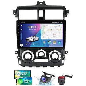 Android 13 Autoradio 2 DIN Compatibel met Mitsubishi Colt Plus 2007-2012 9 Inch Touchscreen Carplay en Android Auto met Bluetooth/FM RDS/Bediening op het stuur/Achteruitrijcamera(NF-6)