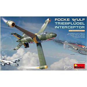 MiniArt 40002 Focke-Wulf motorvleugel Interceptor modelbouwset, grijs