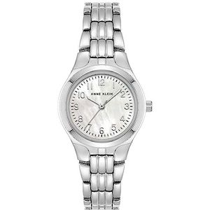 Anne Klein Armband horloge voor dames, Zilver, armband