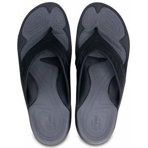 Crocs Modi Sport Teenslippers voor dames, Zwart Grafiet, 6 UK Men/ 7 UK Women