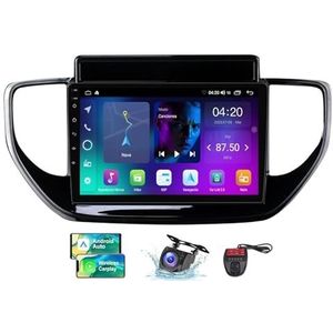 Android 13 9 Inch 2 Din QLED Autoradio Voor Hyundai Solaris 2 II 2020-2021 - Camera DVR GRATIS - Steun Carplay Android Auto DSP Stuurwiel FM RDS DAB WIFI 4G Bluetooth Split-Screen(NF-2)