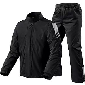 Regenjas，Waterdicht Jasje，Motorfiets Regenkleding Waterdichte regenjas for heren, waterdicht regenpak for vissen, outdoor regenjassen met capuchon, winddicht, ademend, unisex, fiets- en werkkleding(Bl