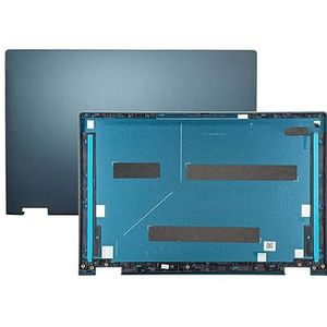 WANGHUIH LCD Achterkant Top Case Achterdeksel Compatibel met Lenovo Ideapad Flex 5-14IIL05 5-14ARE05 5-14ITL05 Serie (blauw (metalen versie))