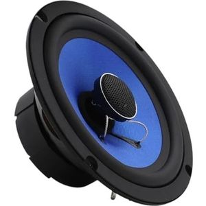Tweeter auto Tweeters voor auto 6,5 inch coaxiale autoluidspreker, geïntegreerde tweeter-mid-basluidspreker, auto-audiosysteem, deurluidspreker (2 stuks)