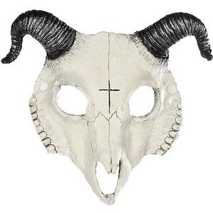 Luxylei Halloween Cosplay Props Pu 3d Geit Schedel Masker Schapen Bone Schedel Dier Maskers Voor Maskerade Bal Carnaval Party