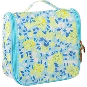 Make-up Tas met Haak Reizen Cosmetische Opbergtas Grote Capaciteit Opslag Tool Met Handvat Draagbare Cosmetische Tas Waterdichte Make-up Organisatoren Make Up Tas, Blauw, Eén maat