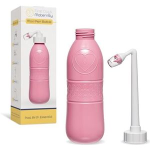 FIRST DAYS MATERNITY - Pink Peri Bottle - Roze perifles - groot formaat voor een lange, rustgevende reiniging na de geboorte. Perfect postpartumproduct