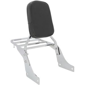 Motorfiets Bagagedrager Voor VT1100 VT1100C Voor Spirit VT1100C2 Voor ACE Voor Sabre VT1100T Motorfiets Rugleuning Sissy Bar Bagagerek Motorcylce Bagagerek(Chrome)