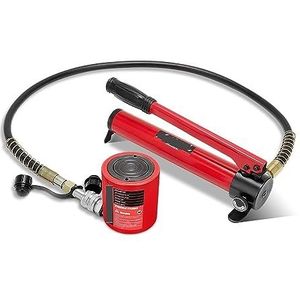 20 ton korte hydraulische cilinder Hydraulische krikslag 50 mm met hydraulische pomp Gehumaniseerd ontwerp(CP-180 with gauge)