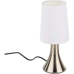 Spetebo Touchlamp met 3 niveaus - kleur: wit - touch nacht tafellamp bureaulamp lamp lamp lamp