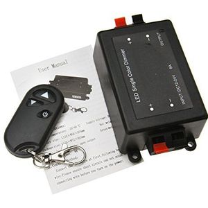 Create idea Auto Draadloze Afstandsbediening 12/24 V LED Enkele Kleur Dimmer Controller Schakelaar