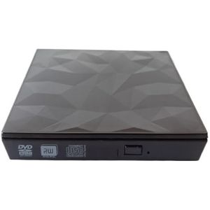USB Extern Branden Tpye-c Interface Dvd-brander Schijflezer Dubbele Externe Brander Optische Drive Geborsteld Gebruiksvriendelijk