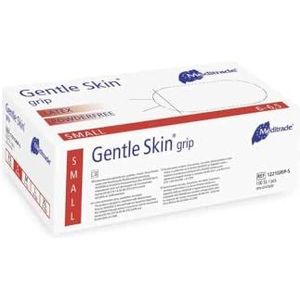 Meditrade Gentle Skin® grip Latex Einweghandschuh - S - B084PF3LW8 | Packung (100 Stück)