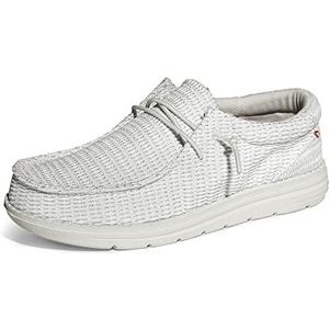 Bruno Marc Instappers Casual Schoenen voor dames, Zilver/Glans, 42 EU