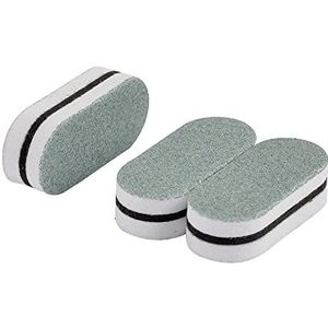 Een spijkerbuffer, 100 stuks Multicolor dubbelzijdige mini spons nagelvijl bufferblok nagelkunstvijlen(100pcs Dark Green)