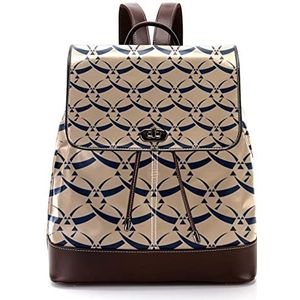 trend bruine textuur gepersonaliseerde schooltassen boekentassen voor tiener, Meerkleurig, 27x12.3x32cm, Rugzak Rugzakken
