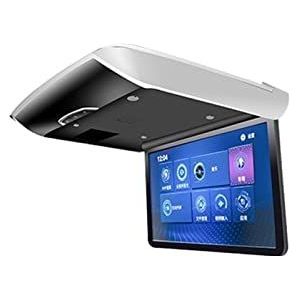 Draagbare dvd-speler voor videospelers op hoofdsteunen in auto's Elektrische Opvouwbare Auto Monitor 15.6 Inch Auto Flip Down Auto Video Spelers Plafond TV Dak Mount Display IPS Scherm USB FM BT met H