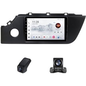 Autoradio,Android 13 geldt voor Kia RIO 4 IV FB 2020-2022 9 inch HD touchscreen autoradio met draadloze Carplay Android Auto GPS-navigatie 4GLTE 5GWi-Fi Bluetooth FM RDS AM(NF-6)