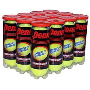 Penn Championship tennisballen, regular duty, vilten print, tennisballen, 12 blikjes, 36 ballen