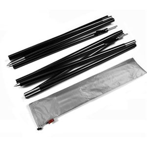 Strand Tent Pole Sets 2 pack Outdoor Ultralight Aluminiumlegering Zon Onderdak Ondersteuning Staaf Pole tarp Polen Pop Up Strand Tent Pole Sets