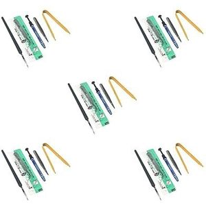 Tityvirnix 5 set 5 Stks Mechanische Toetsenbord Schakelaar Smeerborstels Tool Kit voor Stabilizer geel 14x10x8 cm
