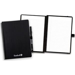 Bambook Classic Notitieboek Original - A5 - Gelinieerd - Herbruikbaar Notitieboek, Uitwisbaar Notitieblok, Duurzaam Whiteboard Spiraalblok - Inclusief Gratis Pen & Bambook App