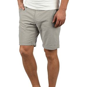Blend BHSergio Chino shorts voor heren, bermuda, korte broek met ruitpatroon, regular fit, grafietgrijs (granite 70147), M