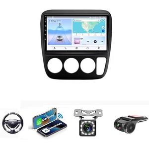 Android 13 Auto Stereo MP5 Player 9'' Screen Autoradio Voor Honda CRV CR-V 3 1997-2001 Car-play Android Auto GPS-navigatie Bluetooth RDS FM AM DAB+ Radio Stuurbediening Voice Control(NF-5 8Core 4+64G)