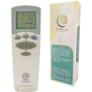 Afstandsbediening voor airconditioners LG serie 6711A90032L compatibel met verschillende modellen uit de series 6711A900** en 6711A200** voor airconditioning, warmtepomp, inverter