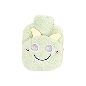 DieffematicRSD Warmwaterkruik Warmwaterkruik Zakontwerp Explosiebestendig Leuke cartoonvorm Handwarmer Herbruikbare eenhoorns Heetwaterzak Cadeau (Color : Green)