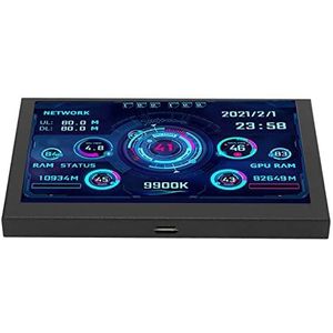 PC CPU Data Monitor Verstelbare Mini ITX Helderheid Thuis PC Case Monitor