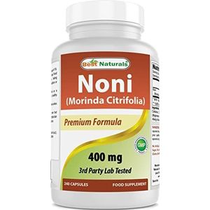 Best Naturals Noni 400 mg 240 capsules (240 tellen (Pack van 1))