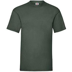 Fruit of the Loom Valueweight T-shirt in verschillende kleuren, S, M, L, XL, XXL, 3XL, 4XL, 5XL, flessengroen, 3XL