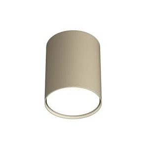 Moderne plafondlamp cilindrische vorm metaal zand 1 licht Gx53 10 cm