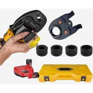 Draagbare oplader Hydraulische klem Mini elektrische krimptang Koper en aluminium Stroomkabel Gereedschap Automatische reset Gehumaniseerd ontwerp(Universal tool Kit V)