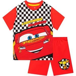 Disney Pyjama's | Lightning McQueen Pyjama's | Jongens Korte Pjs | Cars Pyjama's | Rood 104