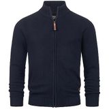 INDICODE JEANS Gebreid vest 'Lut'  navy