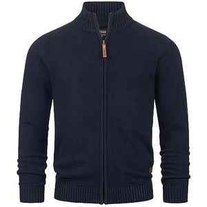 INDICODE JEANS Gebreid vest 'Lut'  navy