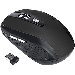 Brussels08 - Draadloze Muis - Zwart - Ergonomisch - 1200 dpi - 6 Knoppen