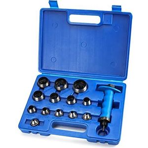 QWORK® 14 delige ponsset 5-35 mm, ponsset, perforator
