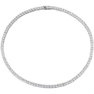 Kettingen voor vrouwen S925 zilveren Moissanite ketting sprankelende diamanten ketting sieraden