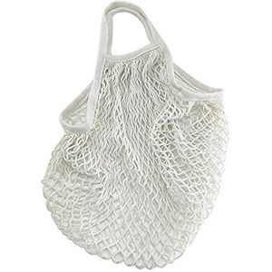 Mesh boodschappentas herbruikbare snaar fruit opslag handtas bakken vrouwen winkelen mesh net geweven zak winkel boodschappentas tas (Color : Chocolate)