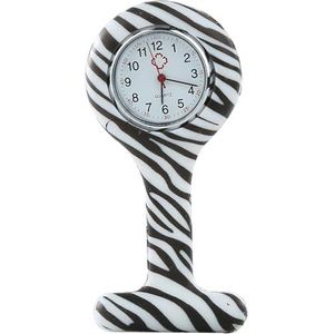 Leadrop Verpleegster Horloge Ronde Dial Cijfers Siliconen Galvaniseren Stijlvolle Verpleegkundigen Broche Horloge voor Ziekenhuis, #5