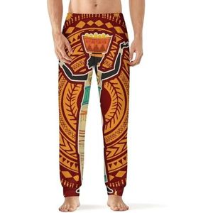 Etnische Jurk Afrikaanse Vrouwen Mannen Pyjama Broek Zachte Lounge Bodems Met Pocket Slaap Broek Loungewear