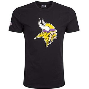 New Era - T-shirt - 100% Katoen - Minnesota Vikings - Teamlogo