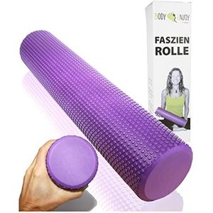 Massage Foam Roller Soft Ø9,5x43cm (paars) voor Back Zelfmassage; Fasciarol Nek Rug Stretcher; Triggerpoint Schuimrol (EVA) voor Pilates, Yoga