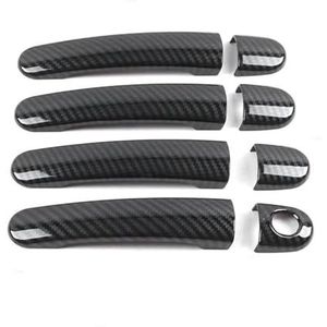 Voor Seat Voor Leon MK1 Voor Toledo 1999-2007 Voor Arosa 1997-2004 Auto Exterieur Deurklink Cover Trim Accessoires Buitendeurklink Vervangingstoebehoren(Carbon Texture B)