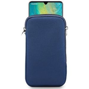 Mobiele telefoon holster hoes 7.2 inch Neoprene Phone Sleeve,Universal Pouch Pouch Sleeve Neck Bag with Zipper For Sony Xperia 10 Plus, Xperia 1, Xperia Pro,For Galaxy Xcover6 Pro,S20 Ultra,S21 Ultra