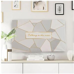 WLTYSM Tv-hoes, tv-hoes, bescherming, stofkap, huishouden, hangen, tv, stof, polyester, afdekdoek, 47-178 cm, universele decoratie, tv-displaybeschermers (A, 50 inch)