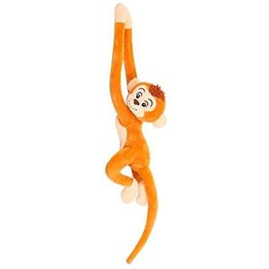 Knuffeldier aap, pluche dier aap, 65 cm hangende apen, schattige aap, interactieve pluche, aap, speelgoed, kindercadeau voor meisjes en jongens